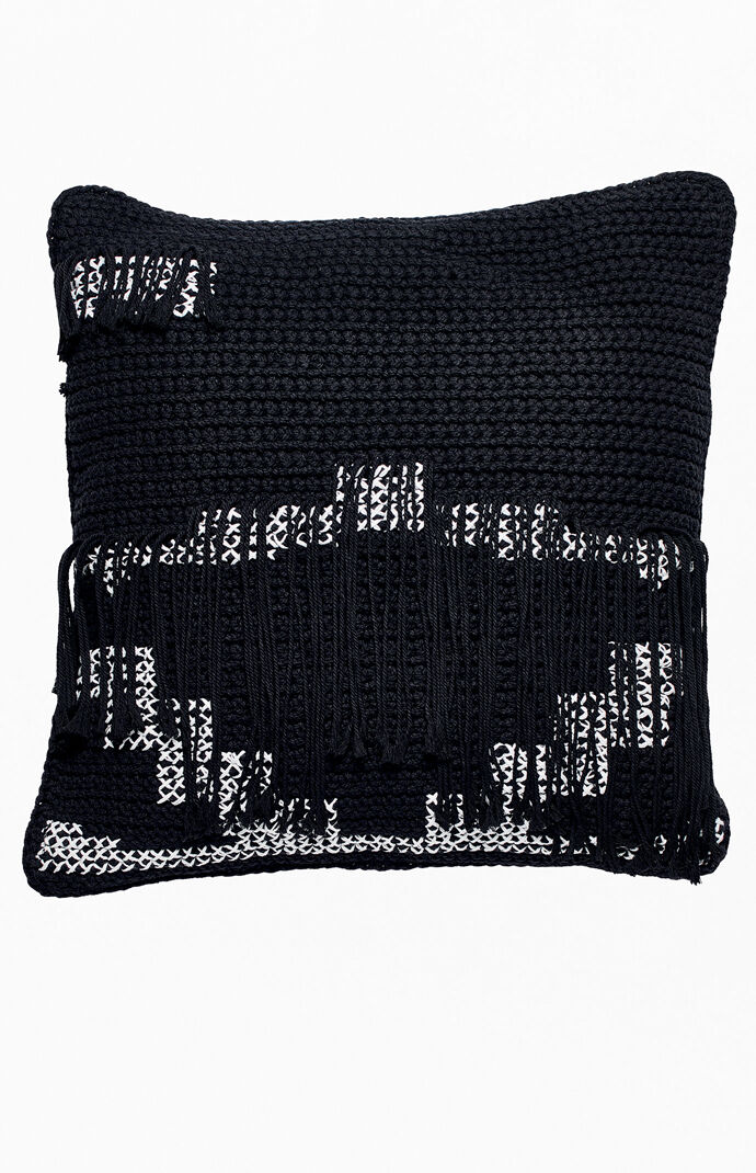 Crochet Pillowcase With Fringe