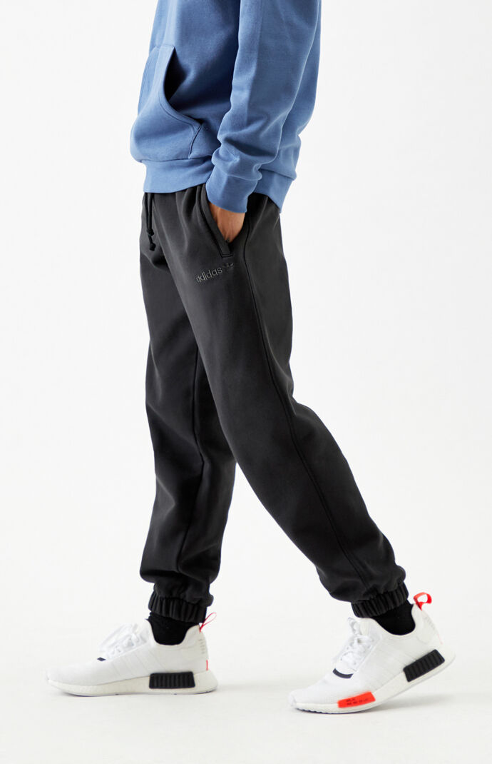 Black Overdyed Sweatpants