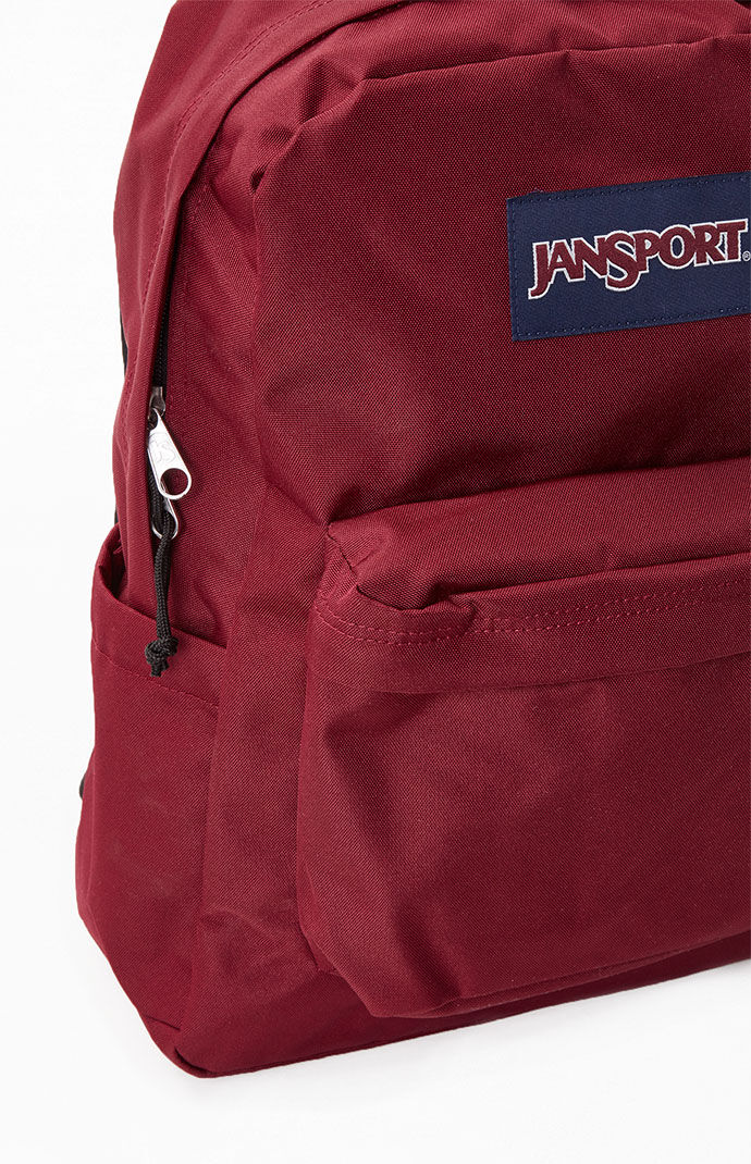 JanSport Eco Burgundy Superbreak Backpack PacSun