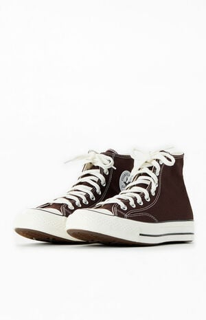 Brown Chuck 70 High Top Shoes image number 2