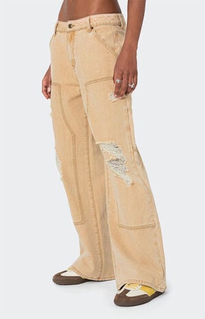 Alibi Distressed Carpenter Jeans image number 4
