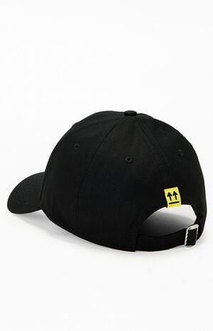 Black Clamp Arrows Strapback Hat image number 3