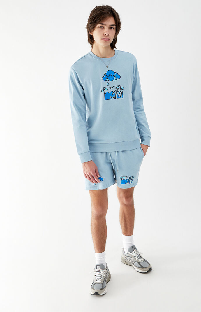 MTV Raindrops Crew Neck Sweatshirt