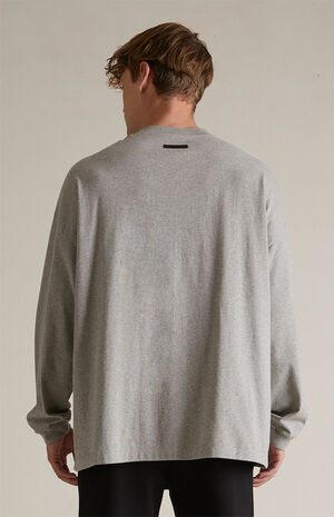 Dark Heather Oatmeal Long Sleeve T-Shirt image number 4