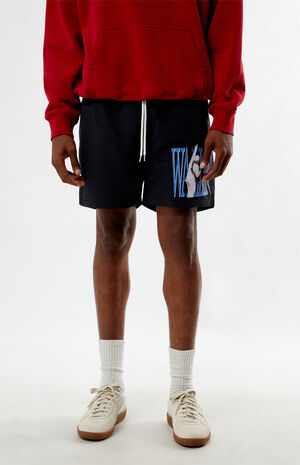 Morgan Wallen Black 4.5" Swim Trunks image number 2