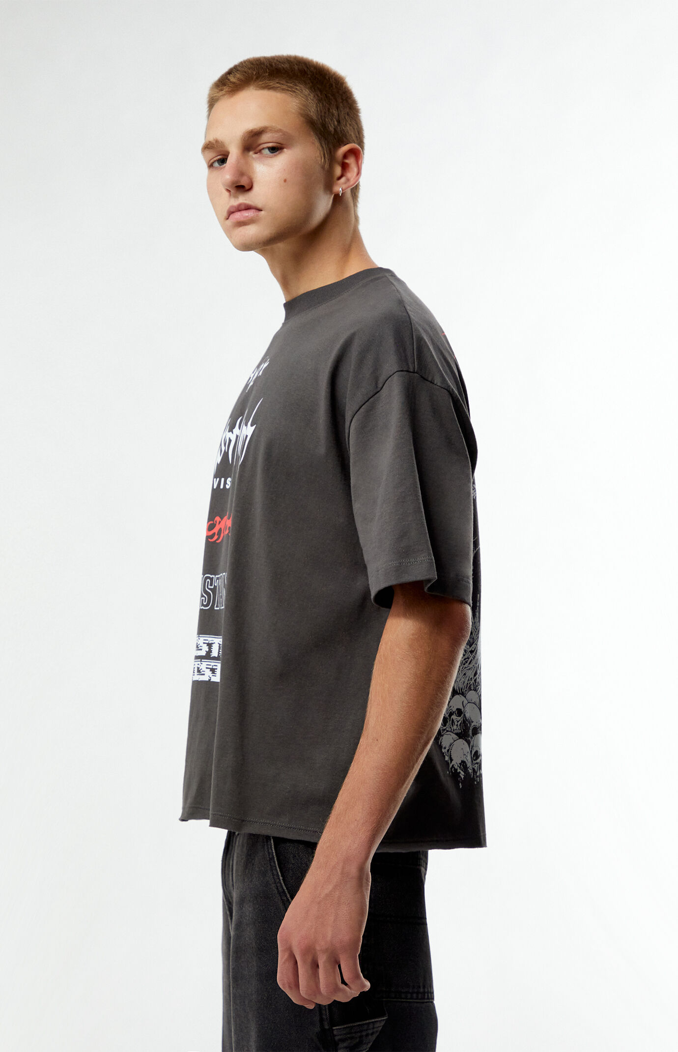 Pacsun Distant Vision Cropped Boxy T-Shirt | PacSun