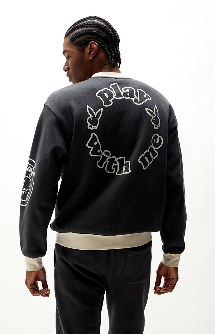 Playboy By PacSun Championship Crew Neck Sweatshirt PacSun