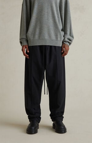 Jet Black Oxford Relaxed Pants image number 2