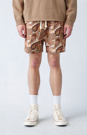 Paisley Tapestry Shorts image number 2