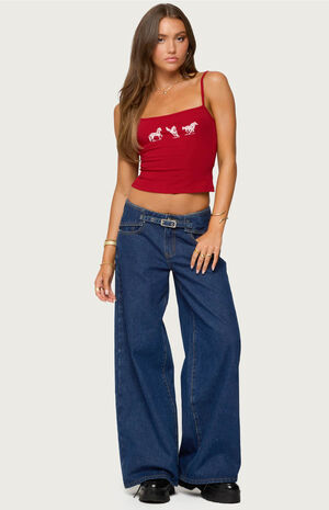 Wild Horses Graphic Tank Top image number 4