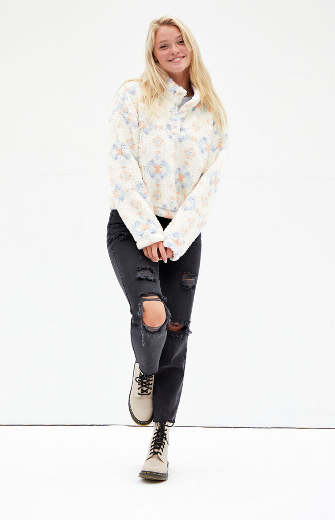 Simone Sherpa Henley Sweatshirt