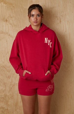 Chainstitched Floral Slim Sweat Shorts image number 5