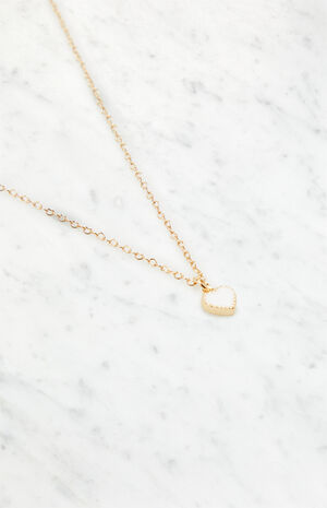 Gold Heart Necklace image number 2