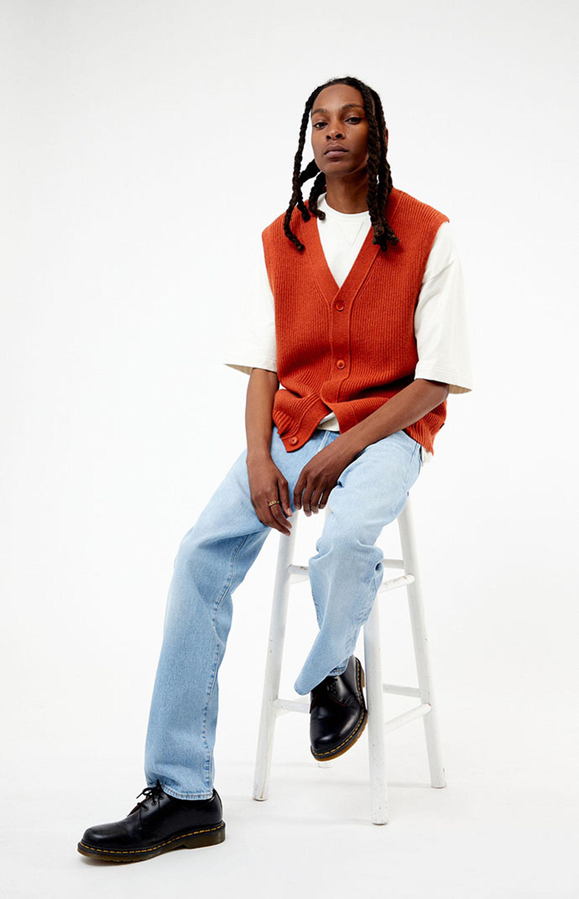 Livy Button Down Sleeveless Vest