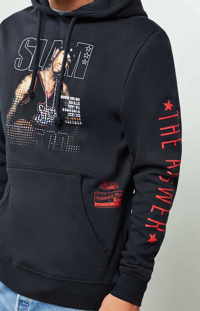 Mitchell Amp Ness Slam Iverson Pullover Hoodie Pacsun