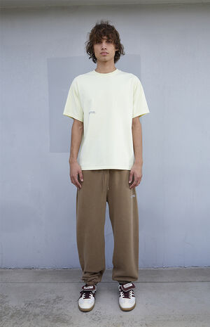 Yellow Vintage Wash Comfort Heavyweight T-Shirt image number 2