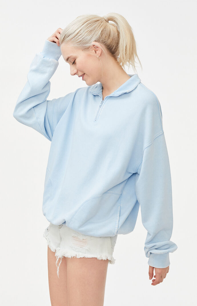 Dad's Terry Half Zip Sweatshirt