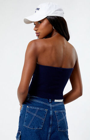 Basic Sweater Tube Top image number 4