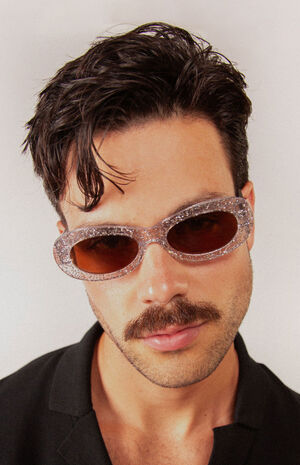 SoHo Glitter  Oval Sunglasses image number 4