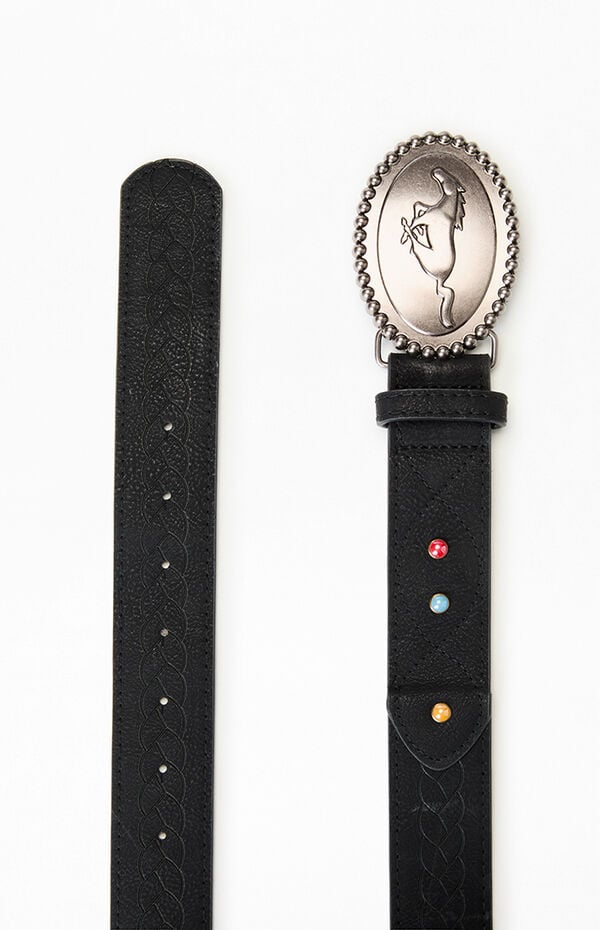 FORD Mustang Studded Buckle Belt | Pacsun display picture 1