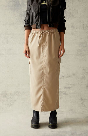 Cargo Pocket Midi Skirt image number 2