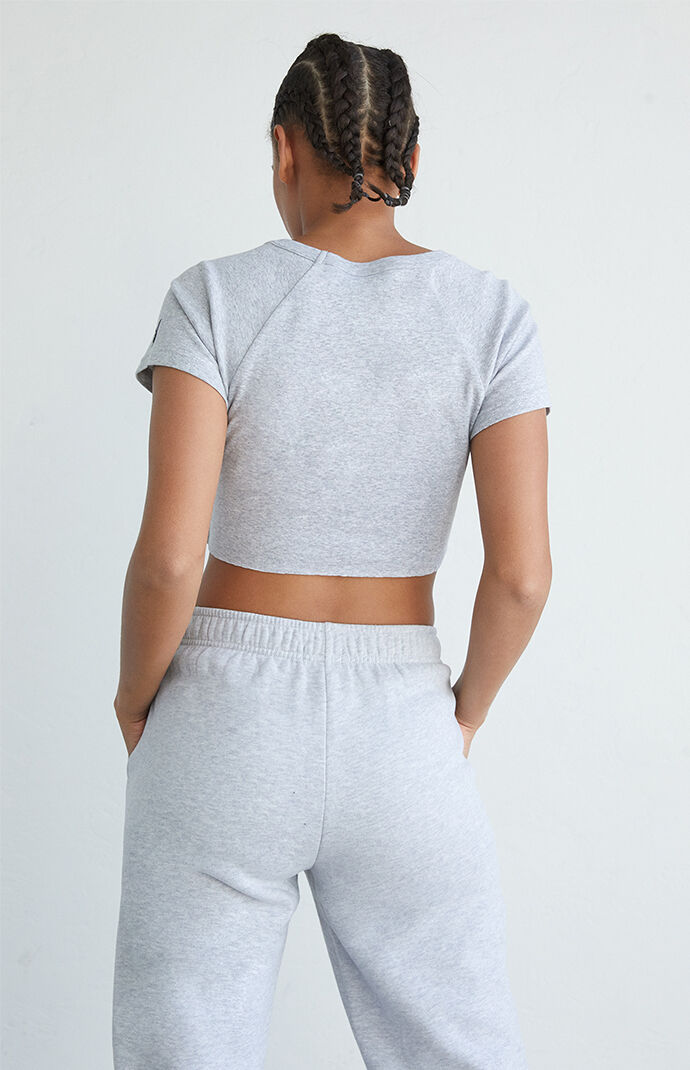 By PacSun Raglan Crop Top