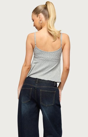 Kelli Floral Babydoll Tank Top image number 3