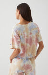 Sunwash Tie-Dyed Cropped T-Shirt Sunwash Tie-Dyed Cropped T-Shirt image number null