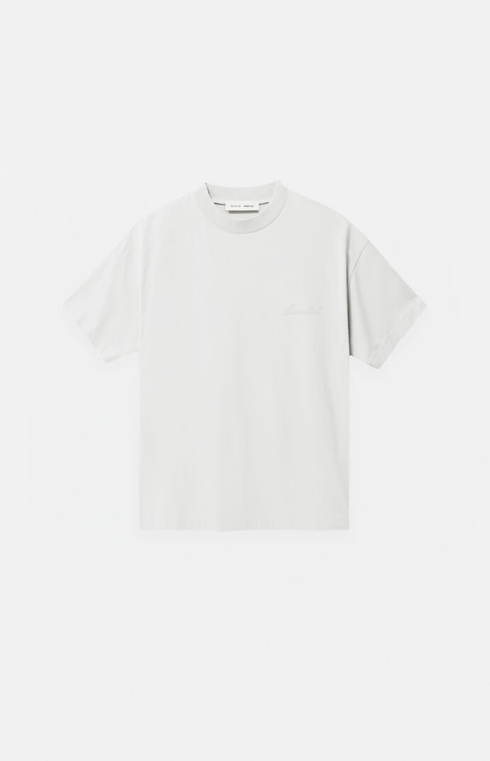 Fear of God ESSENTIALS Kids Ivory Classic Embroidered Short Sleeve T-Shirt