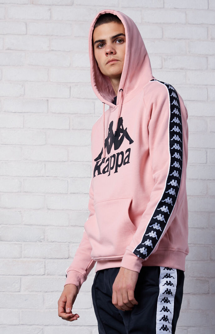 Pink kappa hoodie mens online