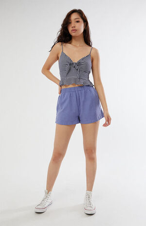 Tie Front Gingham Top image number 4