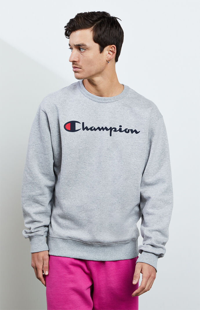 Champion Screenprint Script Sweatshirt PacSun