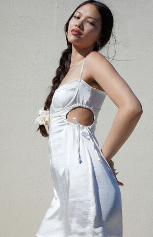 Aaliyah Lace Trim Mini Dress image number 1