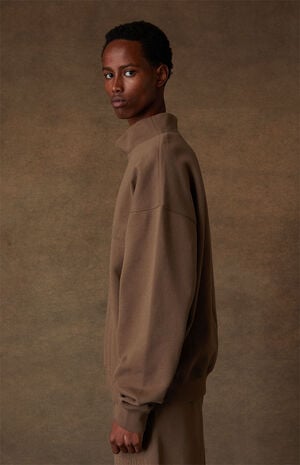 Wood Mock Neck Sweatshirt image number 3