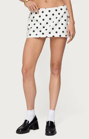 Noreen Polka Dot Mini Skort image number 1