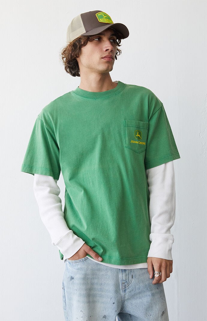 JOHN DEERE Green Pocket T-Shirt | PacSun