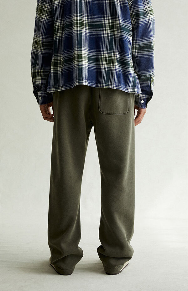 Pacsun Olive Straight Leg Sweatpants