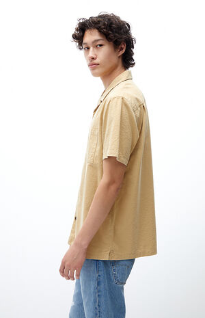 Brown Pocket Resort Camp Shirt Brown Pocket Resort Camp Shirt image number null