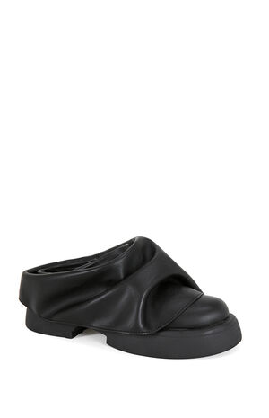 Maitye Black Chunky Loafers image number 2