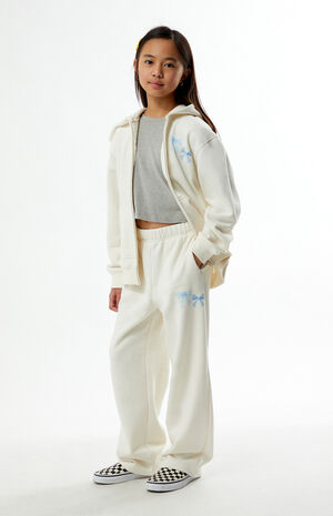 Off White Bows Baggy Sweatpants image number 1