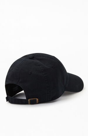 Black yankee dad hat clearance