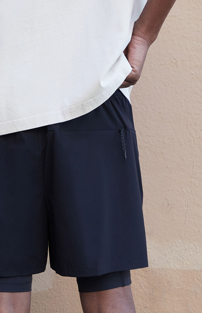 A.R.C. Active Black Running Shorts | PacSun