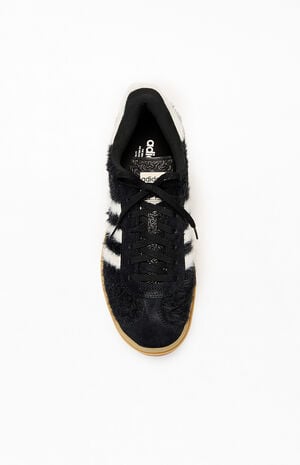 Women's Black & White Gazelle Bold Sneakers image number 5