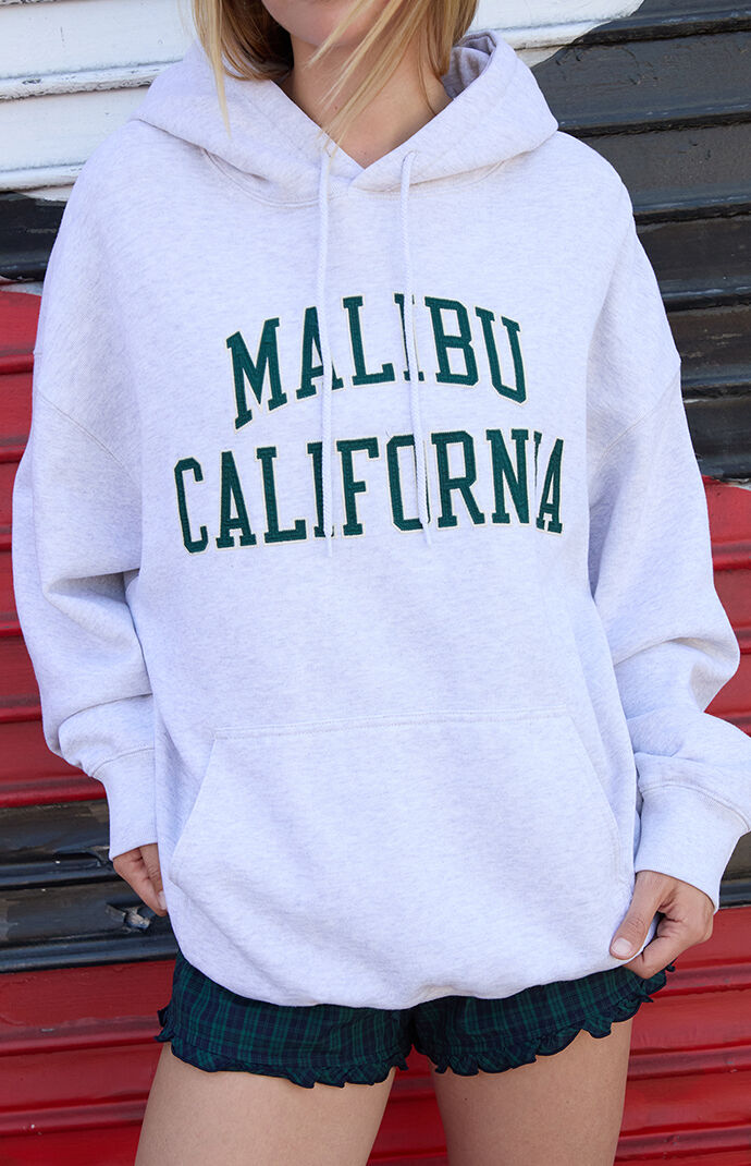 John Galt Silver Christy Malibu Oversized Hoodie
