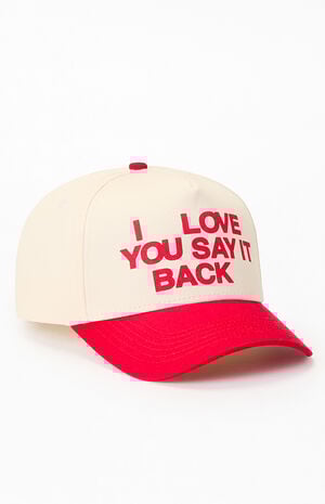 I Love You Say It Back Snapback Hat image number 3