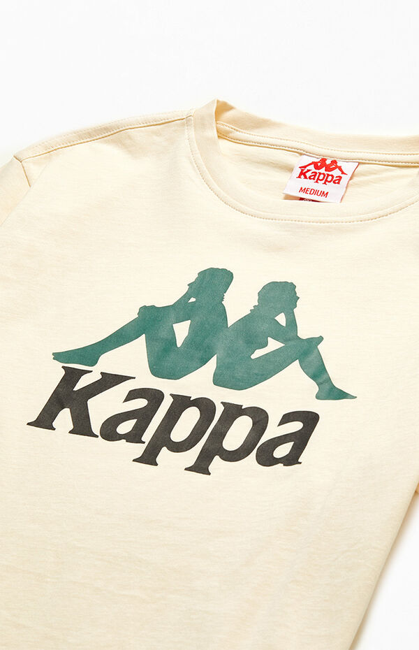 Kappa White & Green Authentic Estessi T-Shirt | PacSun