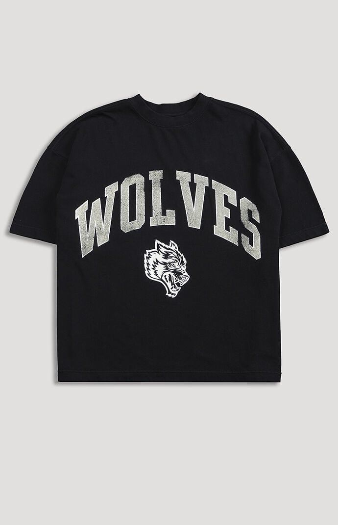 DARC SPORT ATHLETICS Active Wolves Raw Cut Boxy Oversized T-Shirt