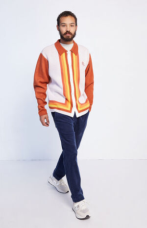 Striped Button Down Sweater image number 4