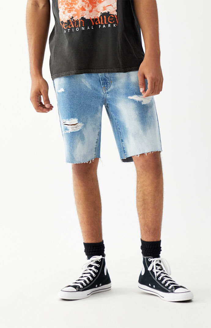 Leo Cloud Wash Denim Shorts