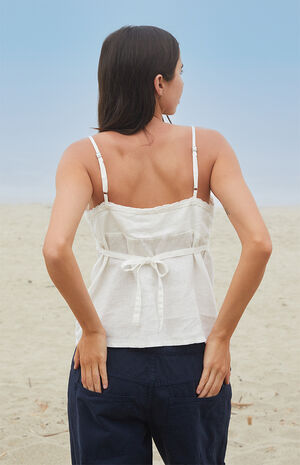 White Tiffany Tank Top image number 3